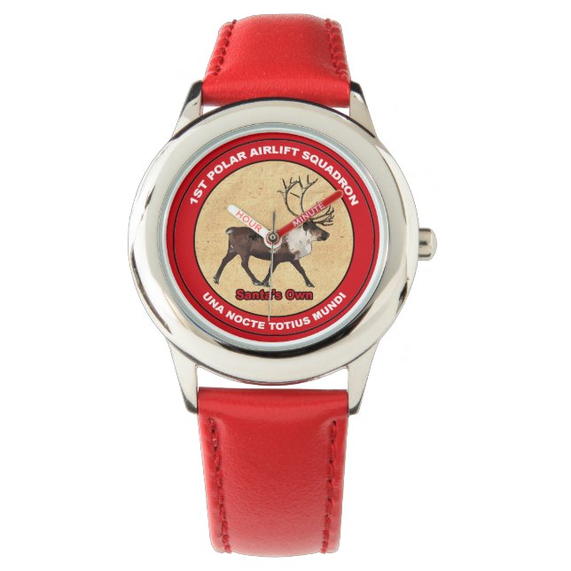 Santa's Own - 1:a Polarna Airlift Squadron Armbandsur (Framsida)