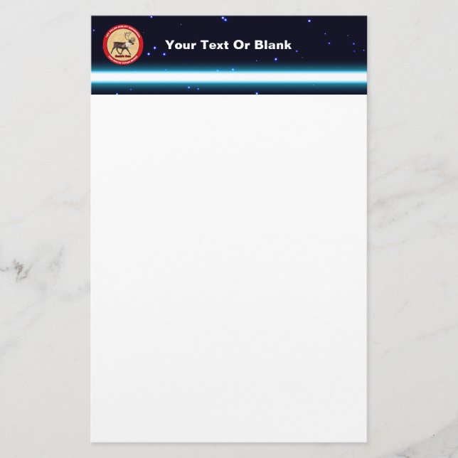 Santa's Own - 1:a Polarna Airlift Squadron Brevpapper (Framsida)