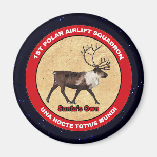 Santa's Own - 1:a Polarna Airlift Squadron Magnet