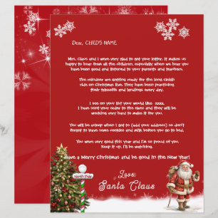 Santa's Personal Brev till din norra barnpolare