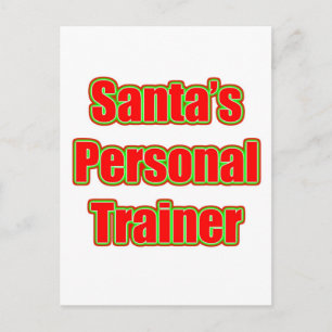 Santa's Personal Trainer Helg Vykort