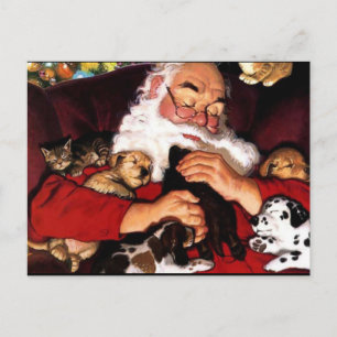 Santa's Pets Helg Vykort