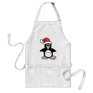 Santas pingvinmaskot förkläde