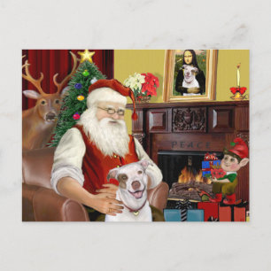 Santa's Pit Bull #2 Helg Vykort