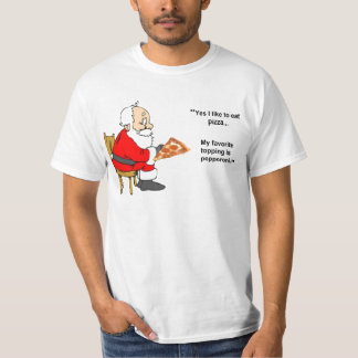 santas pizza t-shirt