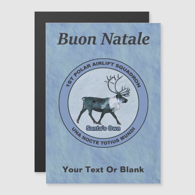 Santa's Polar Sqdn - Subdued - Buon Natale (Fram/baksida)