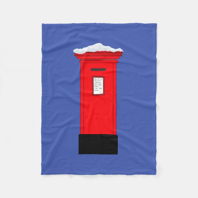 Santa's Post Box Fleecefilt (Framsidan)