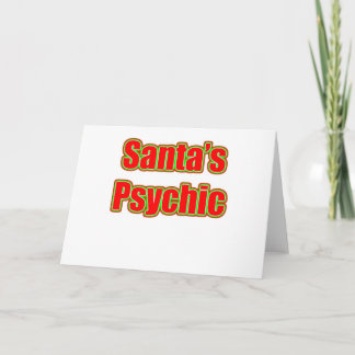 Santa's Psychic Helgkort