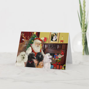 Santa's Pudel (St+T) Helgkort