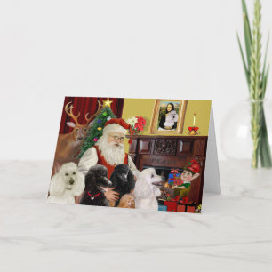 Santa's Pudel (St+T) Helgkort