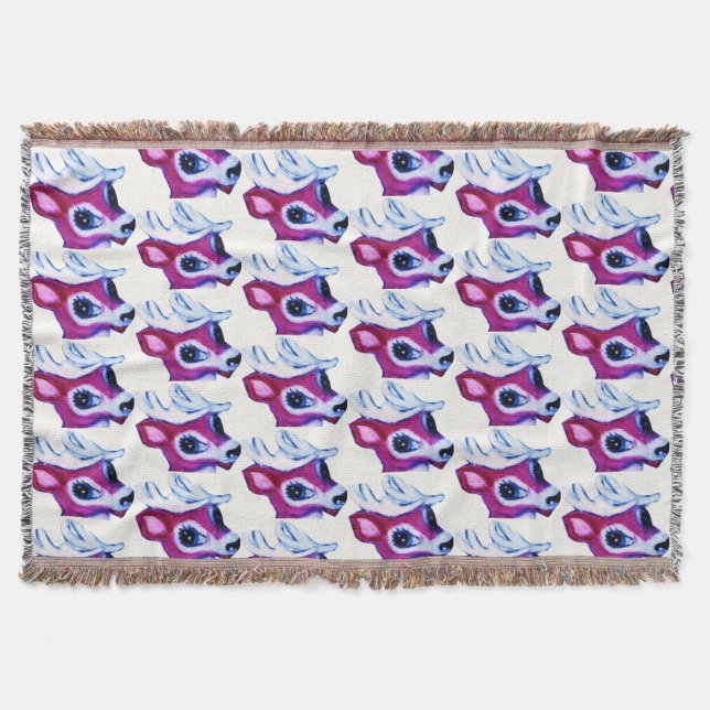 SANTAS REINDEER throw Filt (Framsidan)