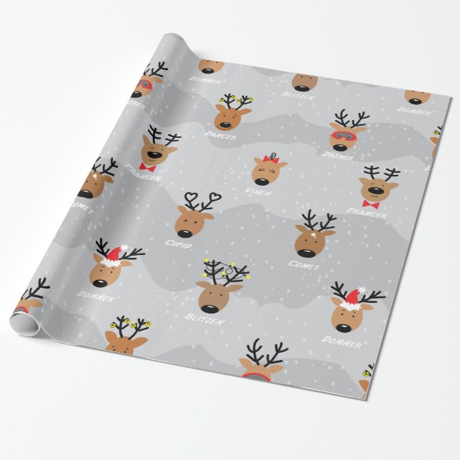 Santas ren presentpapper (Utrullad)