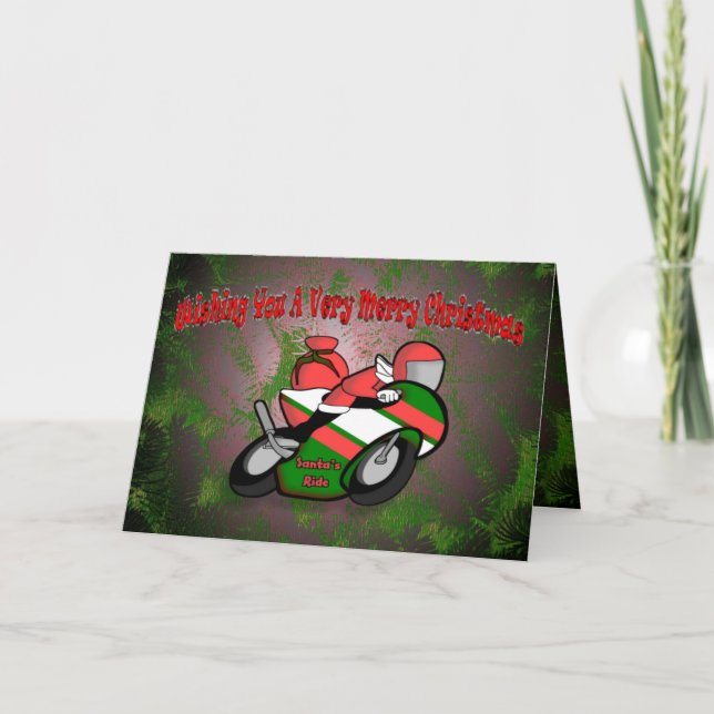Santas ritt CAD Helgkort (Framsida)