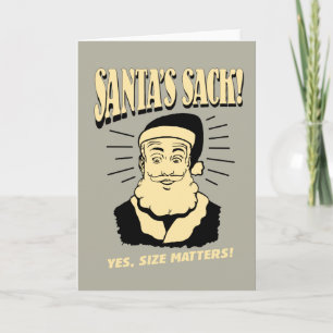 Santas säck: Ja formatmaterier Helgkort