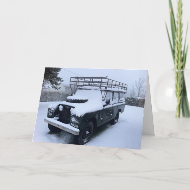 Santas säkerhetskopiaSleigh Helgkort (Framsida)