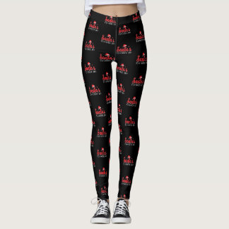 Santas Santa för favoritHo jul hatt Leggings