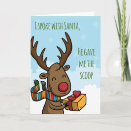 Santa's Scoop Helgkort