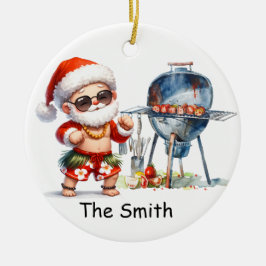 Santa's Seaside-jul Julgransprydnad Keramik