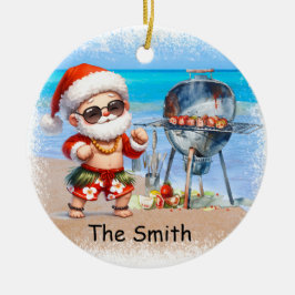 Santa's Seaside-jul Julgransprydnad Keramik