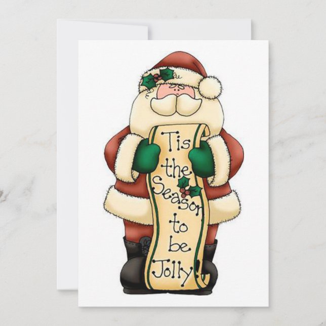 Santa's Season till Jolly Julkort (Framsida)