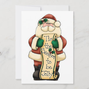 Santa's Season till Jolly Julkort