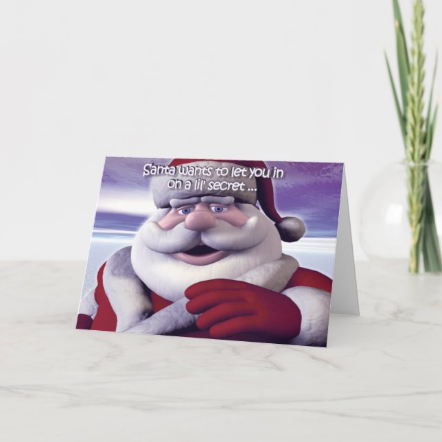 Santa's Secret Helgkort (Framsida)