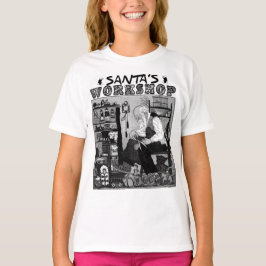 Santas seminarium och tshirt för leksakjulplats t shirt