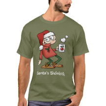 Santa's Sidekick Cute Funny Julklubben Tecknad