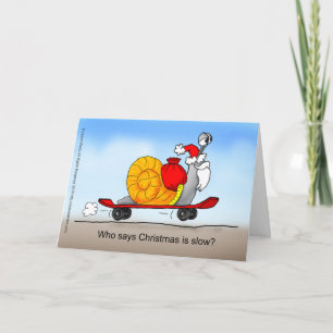 Santas Skateboard Helgkort