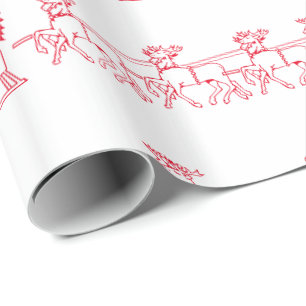 SANTAS SLAY-förpackning papper Presentpapper