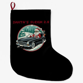 Santa's Sleigh 2.0 Christmas Stocking Stor Julstrumpa