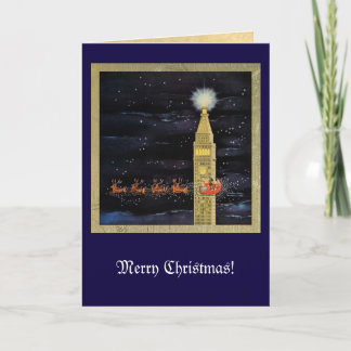 Santas Sleigh Helgkort