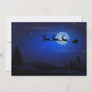 Santa's Sleigh-jul Julkort