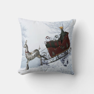 Santas Sleigh Kudde