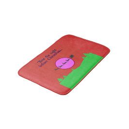 Santa's Sleigh och hans pålitliga renar som flyger Badrumsmatta