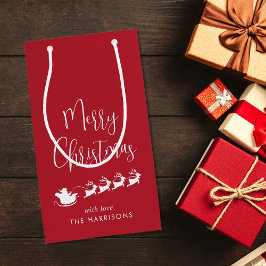 Santas Sleigh Red God jul