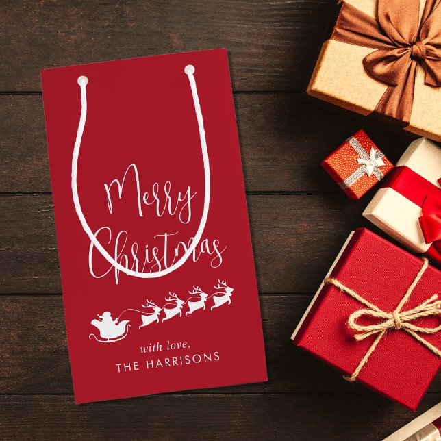 Santas Sleigh Red God jul (Skapare uppladdad)