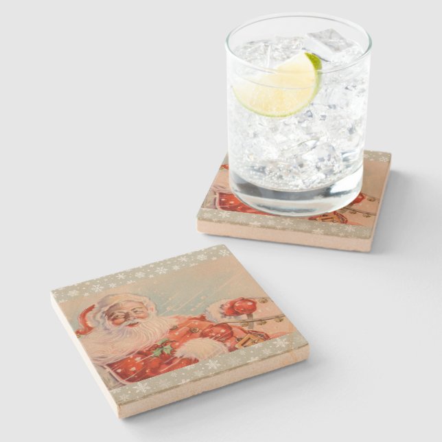 Santas Sleigh Ride Helgdag Underlägg (Sidan)