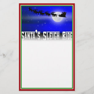 Santa's Sleigh Ride jul Brevpapper