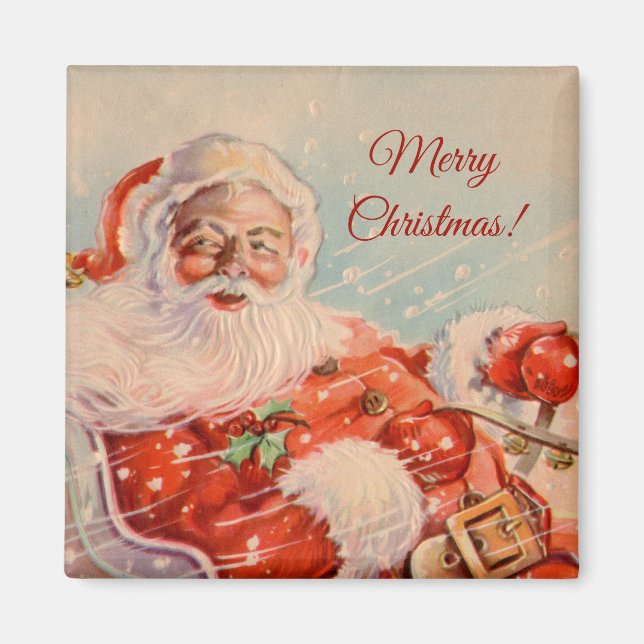 Santas Sleigh Ride Magnet (Framsidan)