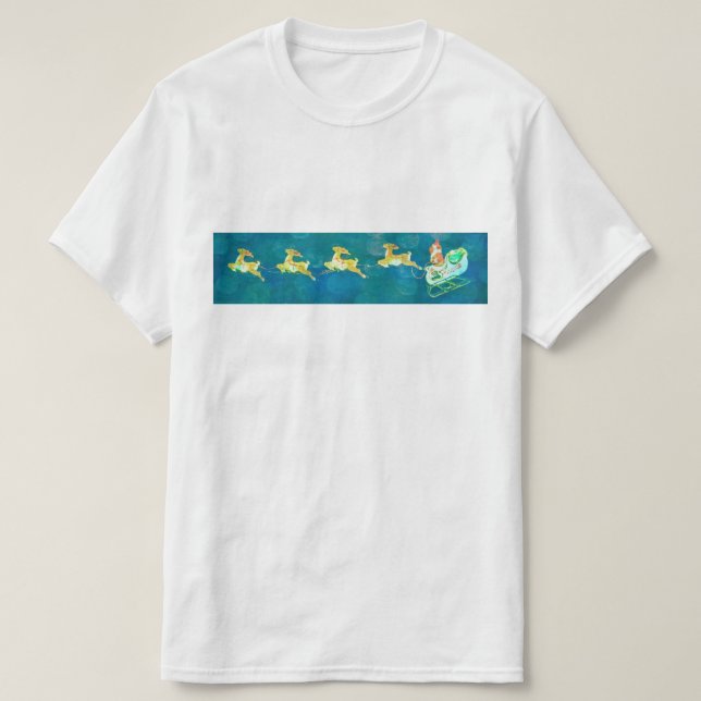 Santa's Sleigh T-shirt (Design framsida)