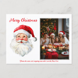 Santa's Snapshot Helg Vykort