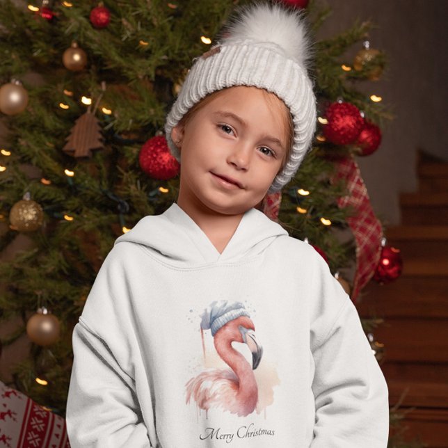 Santa's Snowbird Flamingo, anpassningsbar T Shirt (Skapare uppladdad)