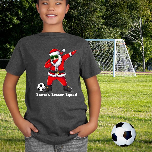 Santa's Soccer Squad Dabbing jultomten T Shirt (Skapare uppladdad)