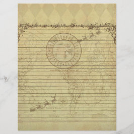 Santa's Speciella Letterhead från Nordpolen