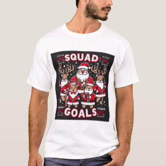 Santa's Squad Goals T Shirt