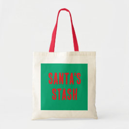 Santa's Stash Festive Tote Bag Tygkasse