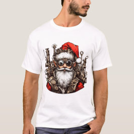 Santa's Steampunk Elf - Redot för handling! T Shirt