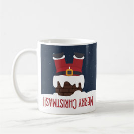 Santa's Stuck i Skorsten Kaffemugg