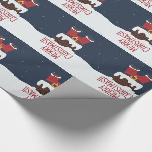 Santa's Stuck in the Skorsten, God jul Presentpapper